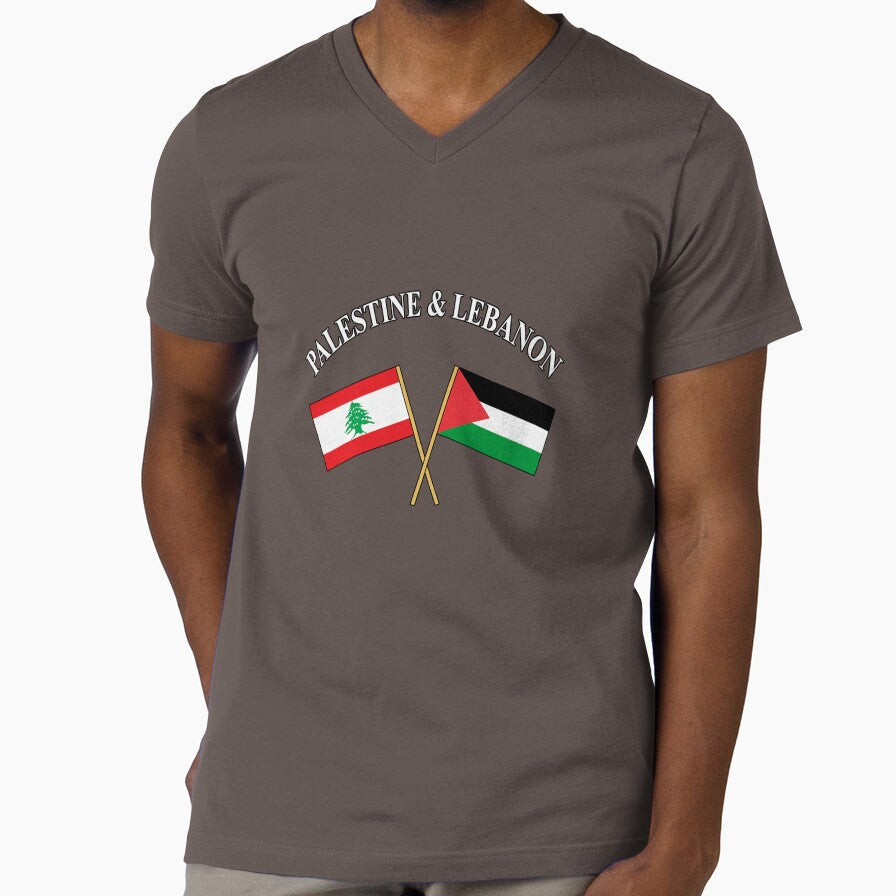 Palestine & Lebanon flags by Mo5tar