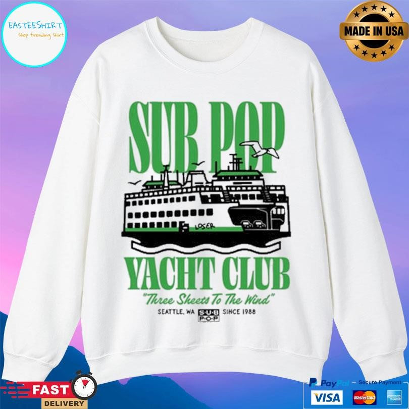 Sub Pop Mega Mart Sub Pop Yacht Club Shirt