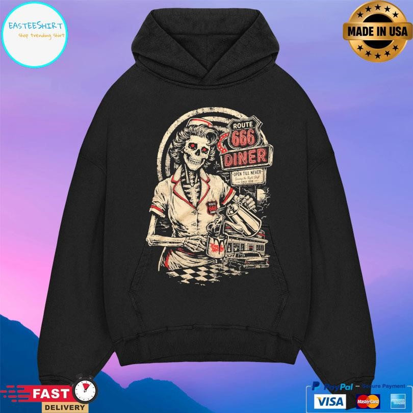 Terrorthreads Route 666 Diner Shirt