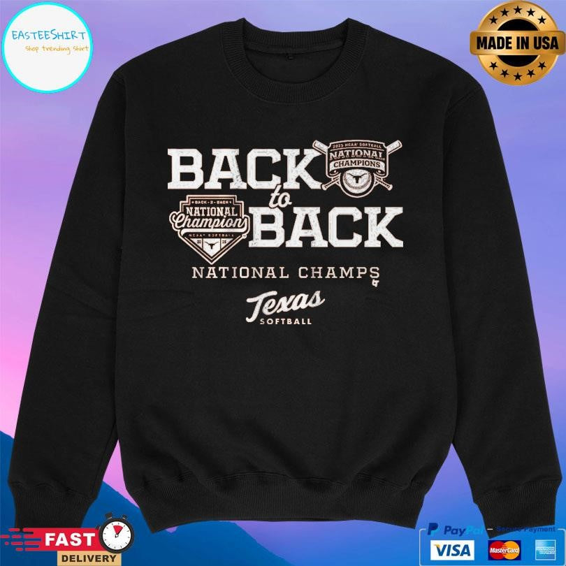 Texas Softball Back To Back National Champions Shirt