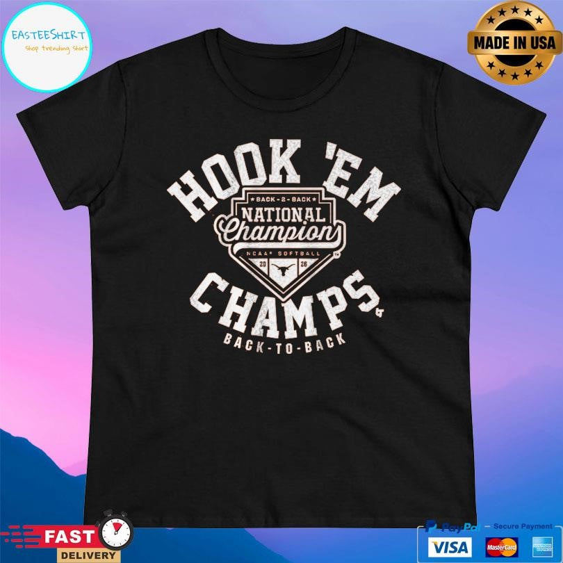 Texas Softball Hook ’em 2026 National Champs Shirt