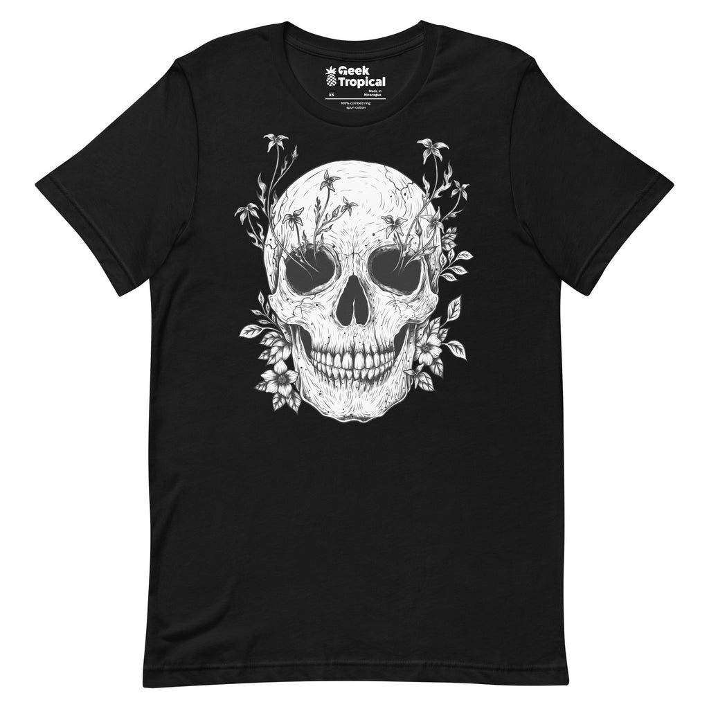 Floral Skull T-Shirt