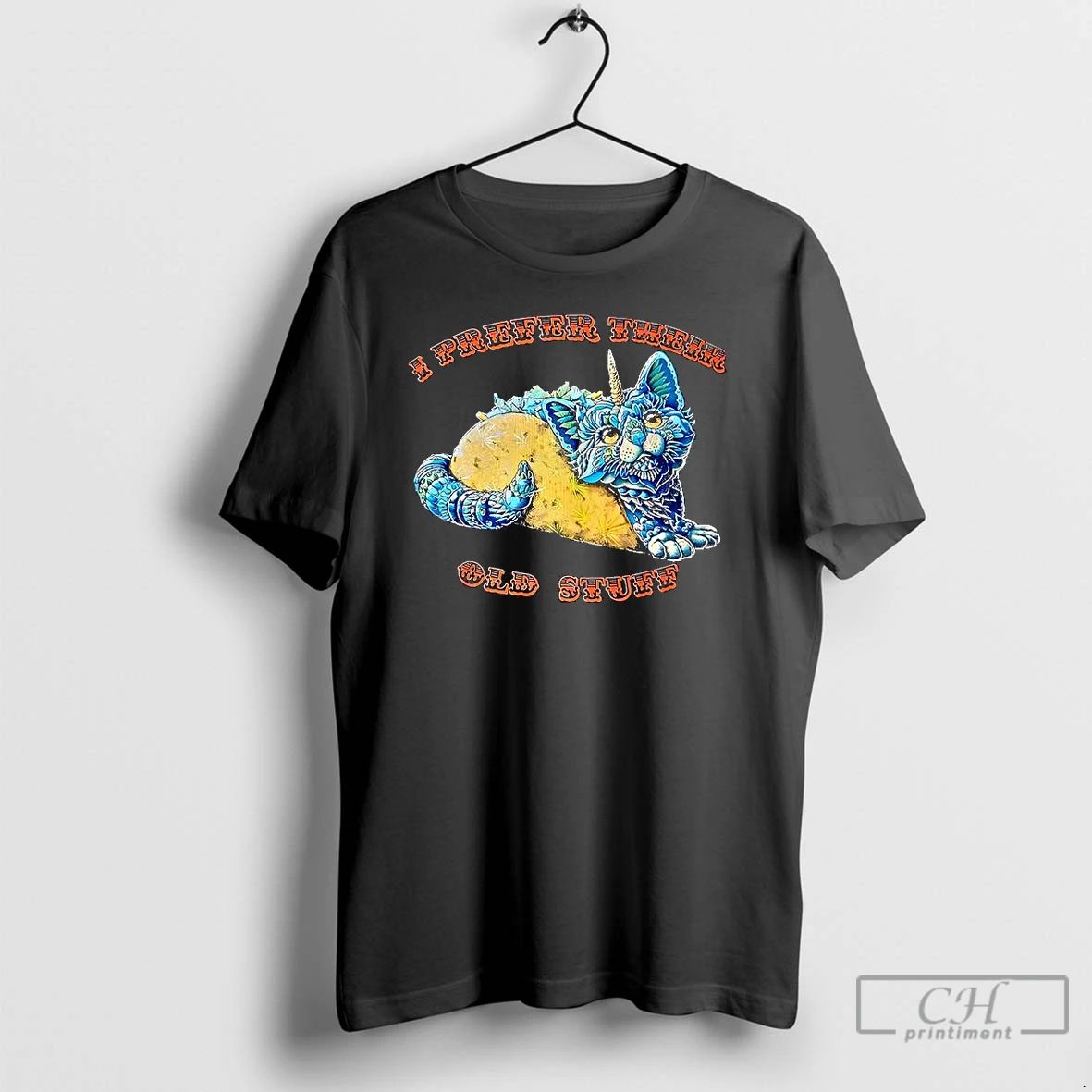 Classic Cat I Prefer Their Old Stuff T Shirts