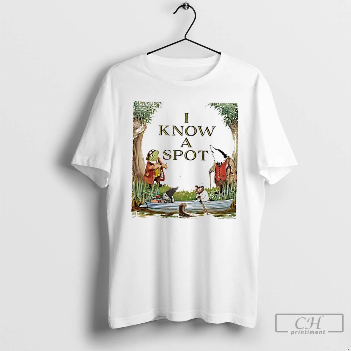 Classic The Wind In The Willows I Know A Spot T Shirts