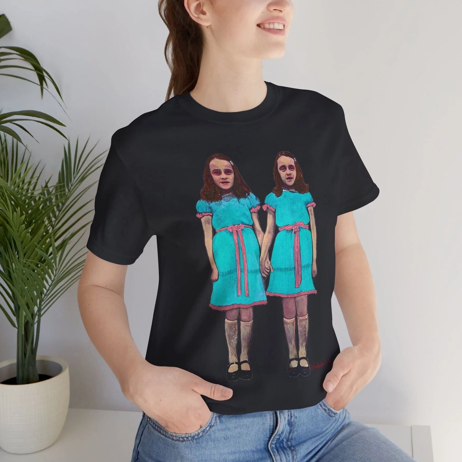 The Shining Creepy Grady Twins Unisex Tee - Kubrick Horror Film Fan Art Shirt