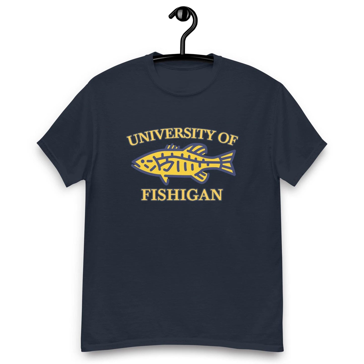 University of Fishigan Bass Fishing Unisex T-Shirt