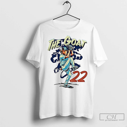 Premium The Goat Clayton Kershaw 22 Los Angeles Dodgers Mlb Baseball World Series 2025