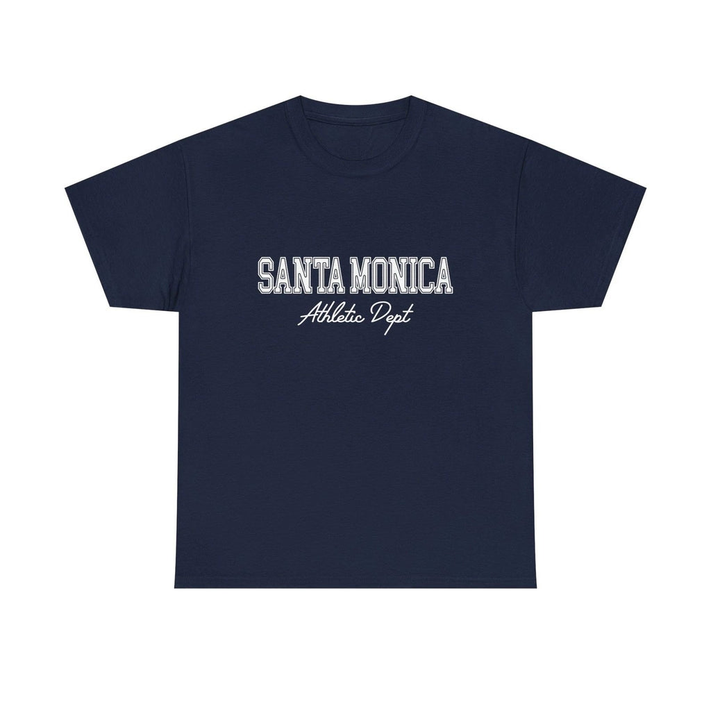 Santa Monica California Vintage Simple Y2k Aesthetic, Athletic Dept Tee