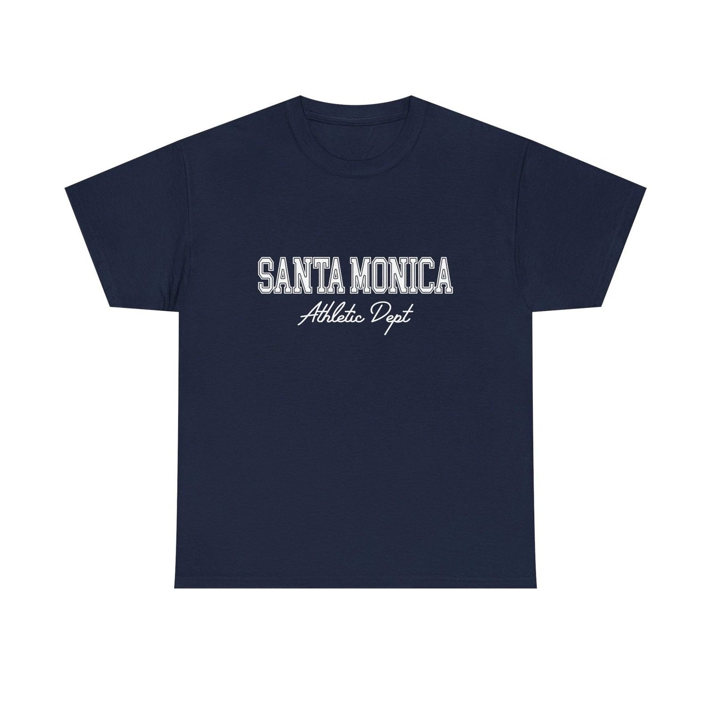Santa Monica California Vintage Simple Y2k Aesthetic, Athletic Dept Tee