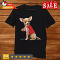 Funny Chihuahua Dog I Love Mom Tattoo Chihuahua Lover Shirt