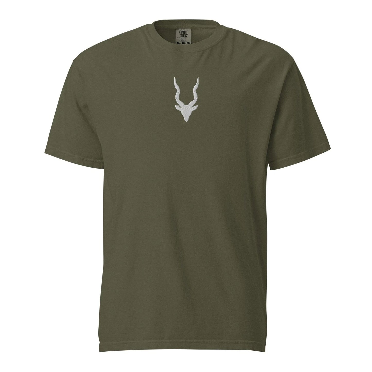 Markhor Embroidered Design - Wild Life Trendy Comfort Colors Shirt