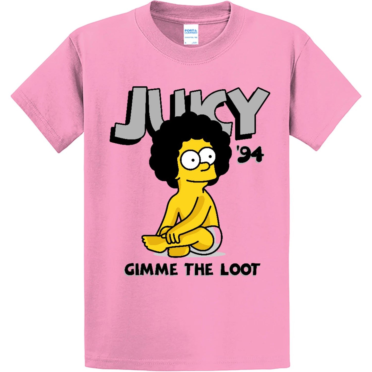STREETWEAR ON DEMAND BEARD Juicy T-Shirt PINK SMALL - 4XLARGE