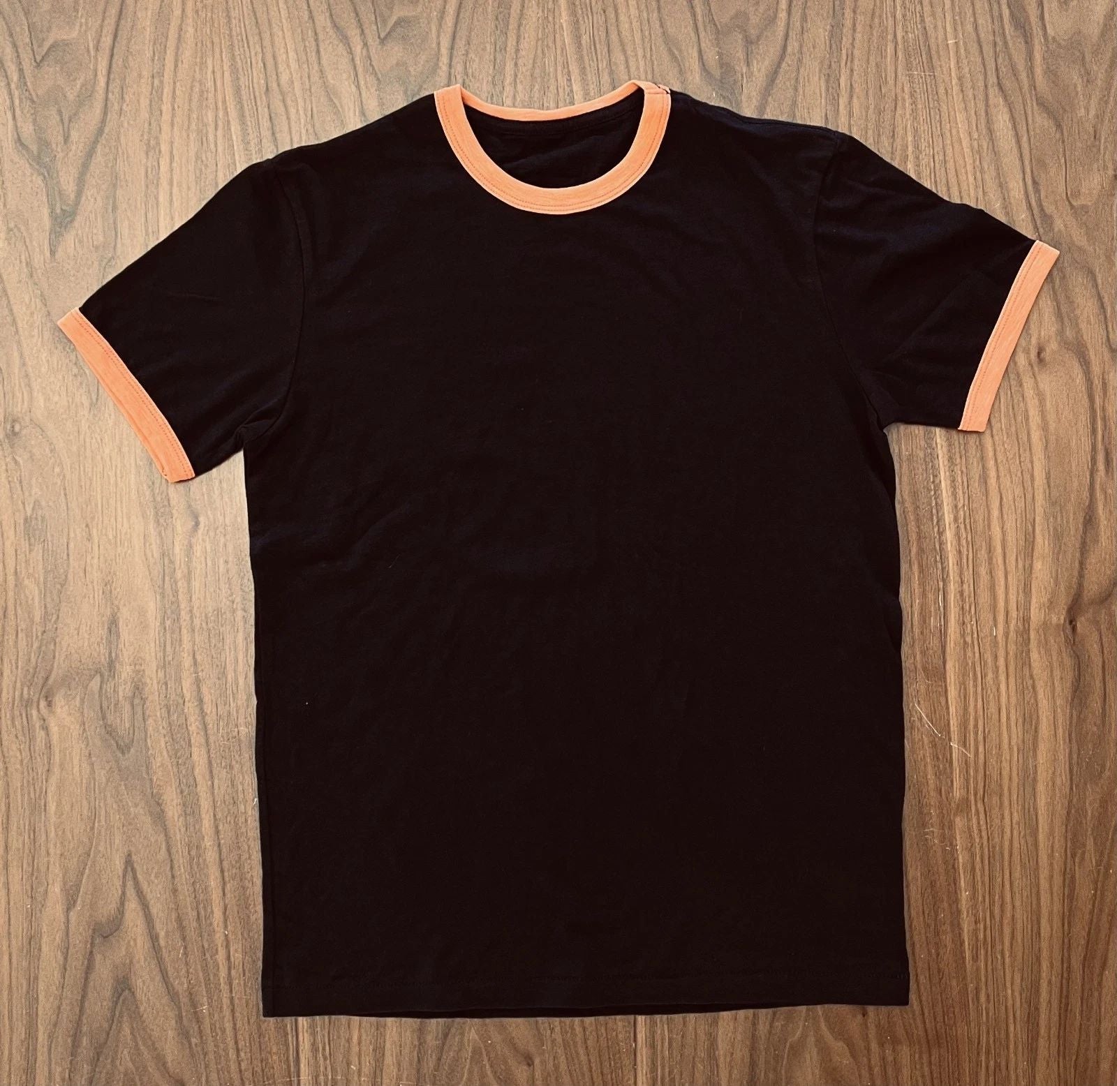 Johnson Motors - Ringer - NWOT - Jet Black/Orange - Medium (see pics/chart)