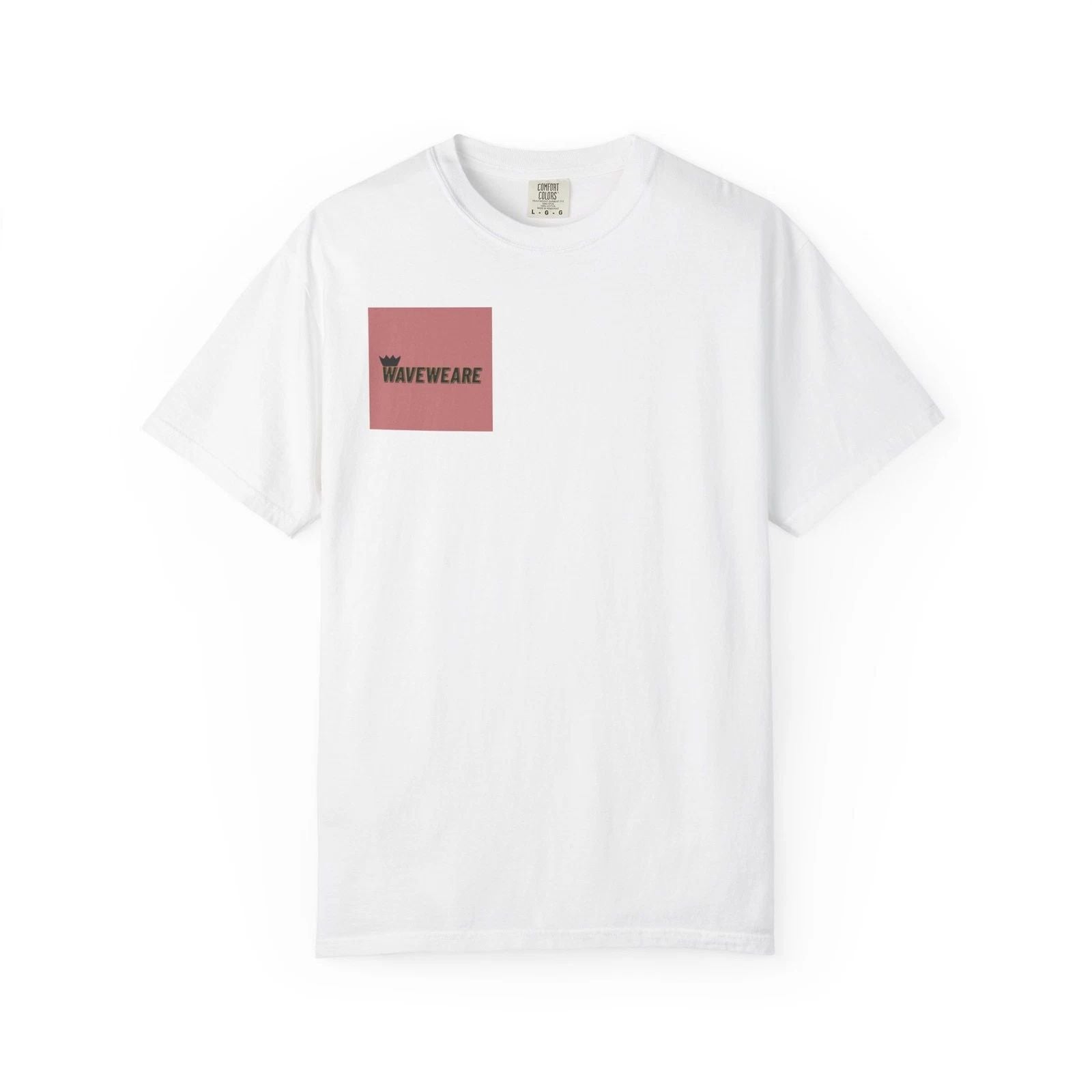 Waveweare Logo T-Shirt | Rose Square Back Print