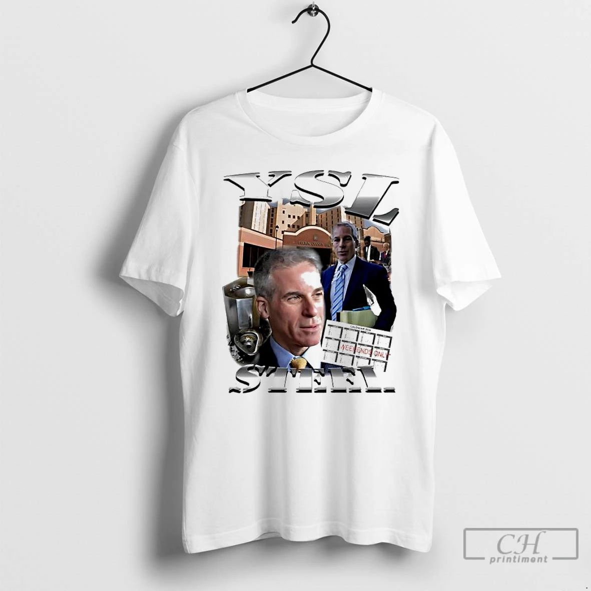 Premium Brian Steel Ysl Steel 90s Bootleg T Shirts