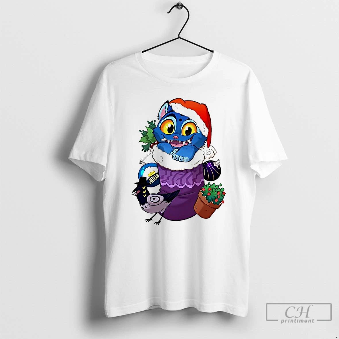 Premium Stocking Stuffer Derpy Tiger Kpop Demon Hunters Christmas T Shirts