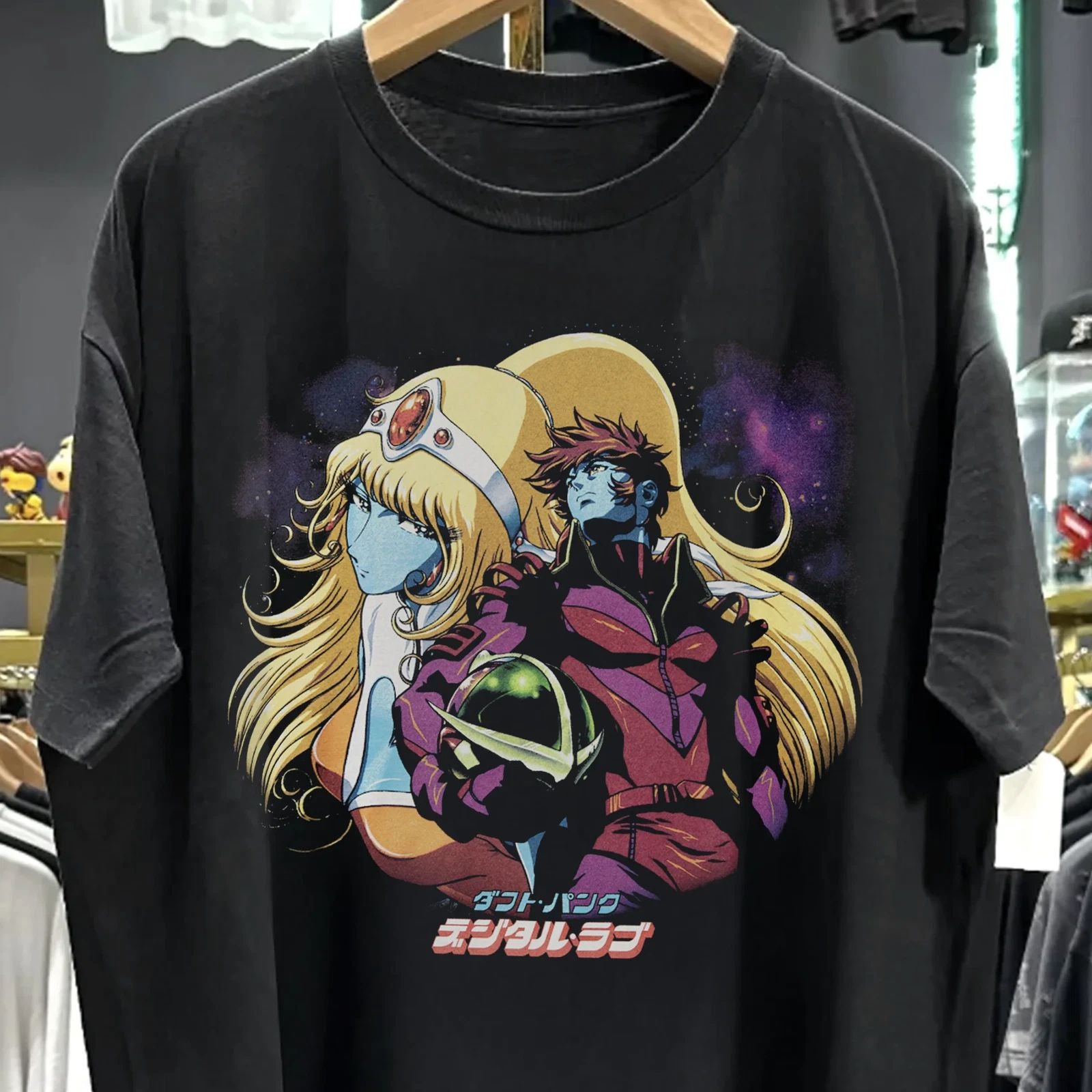 Interstella 5555 T-Shirt Daft Punk Anime Retro Graphic Tee S-5XL