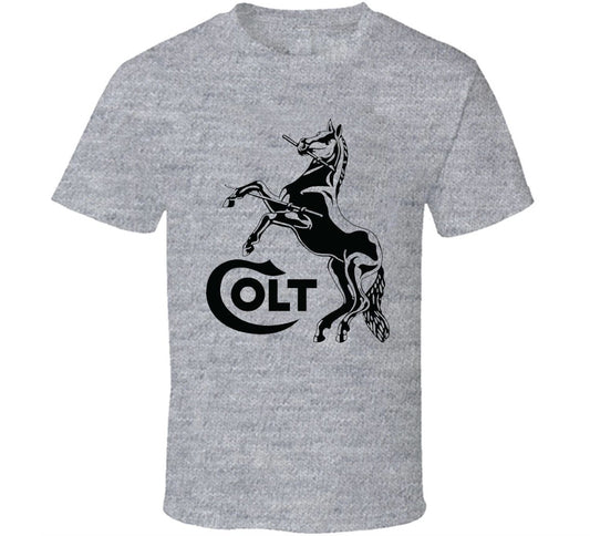 Colt Horse Guns Firearms Logo Men's Retro S-5XL T-Shirt tee Unisex Free Shipping
