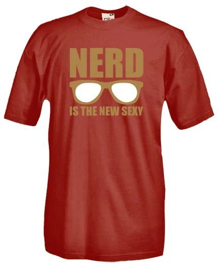 Jersey J87 Nerd is the new Sexy ironic t-shirt
