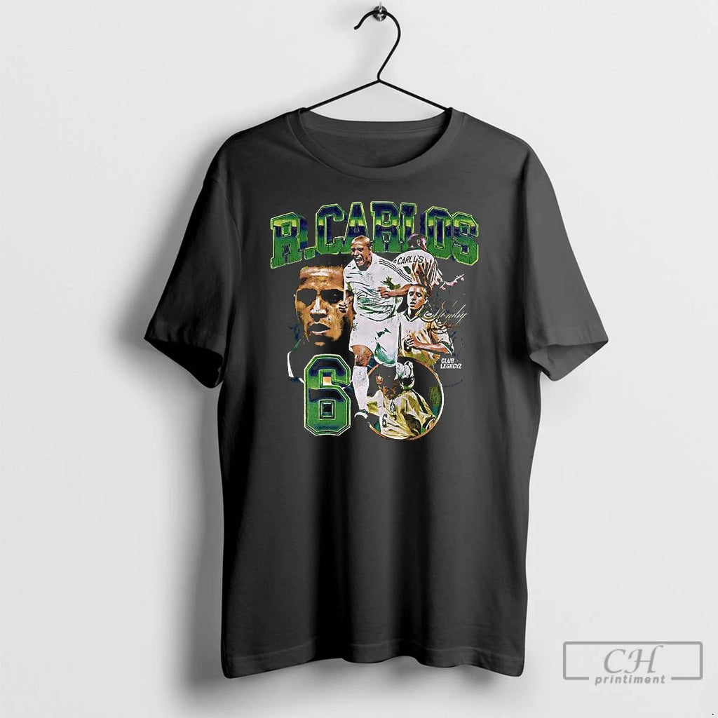 Classic Roberto Carlos Number 6 Graphic Vintage