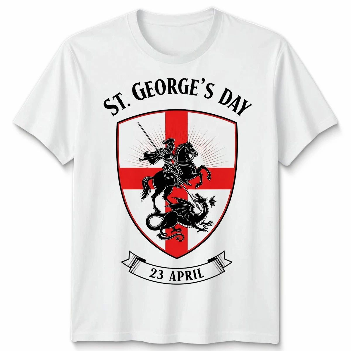 St Georges Day England Dragon Knight St Georges Unisex Tshirt