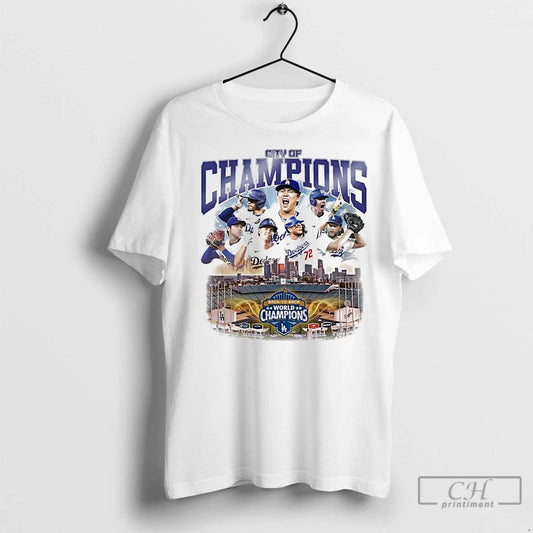 Classic City Of Champions La Dodgers 2025 World Champions