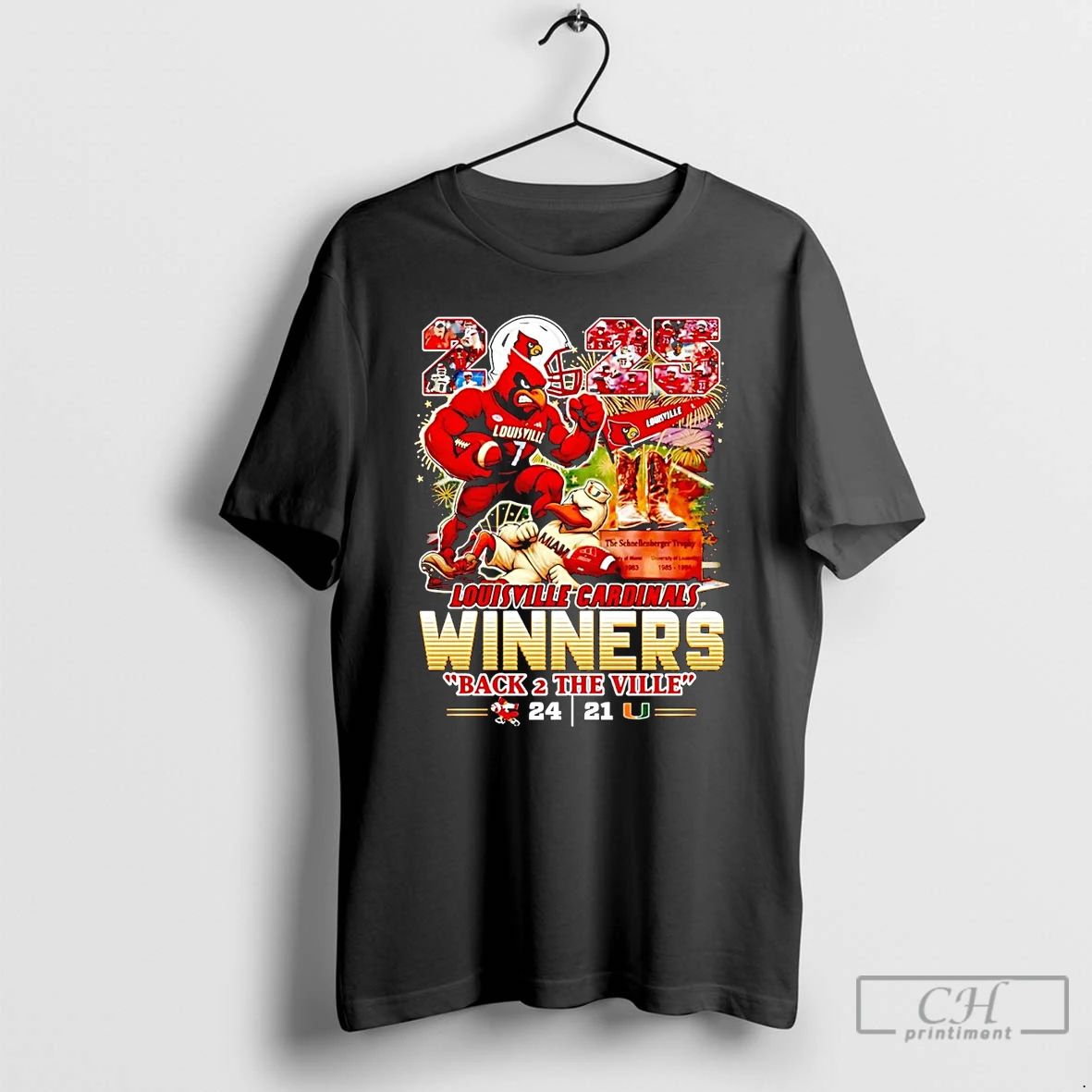 Classic Louisville Cardinals 2025 Winners Back 2 The Ville T Shirts