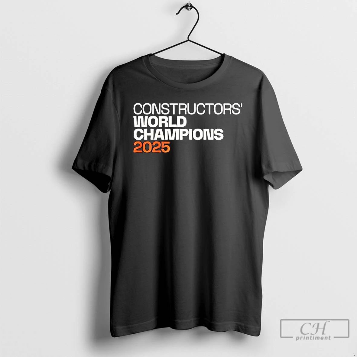 Constructors World Champions Mclaren Formula 1 Team 2025 Logo T Shirts