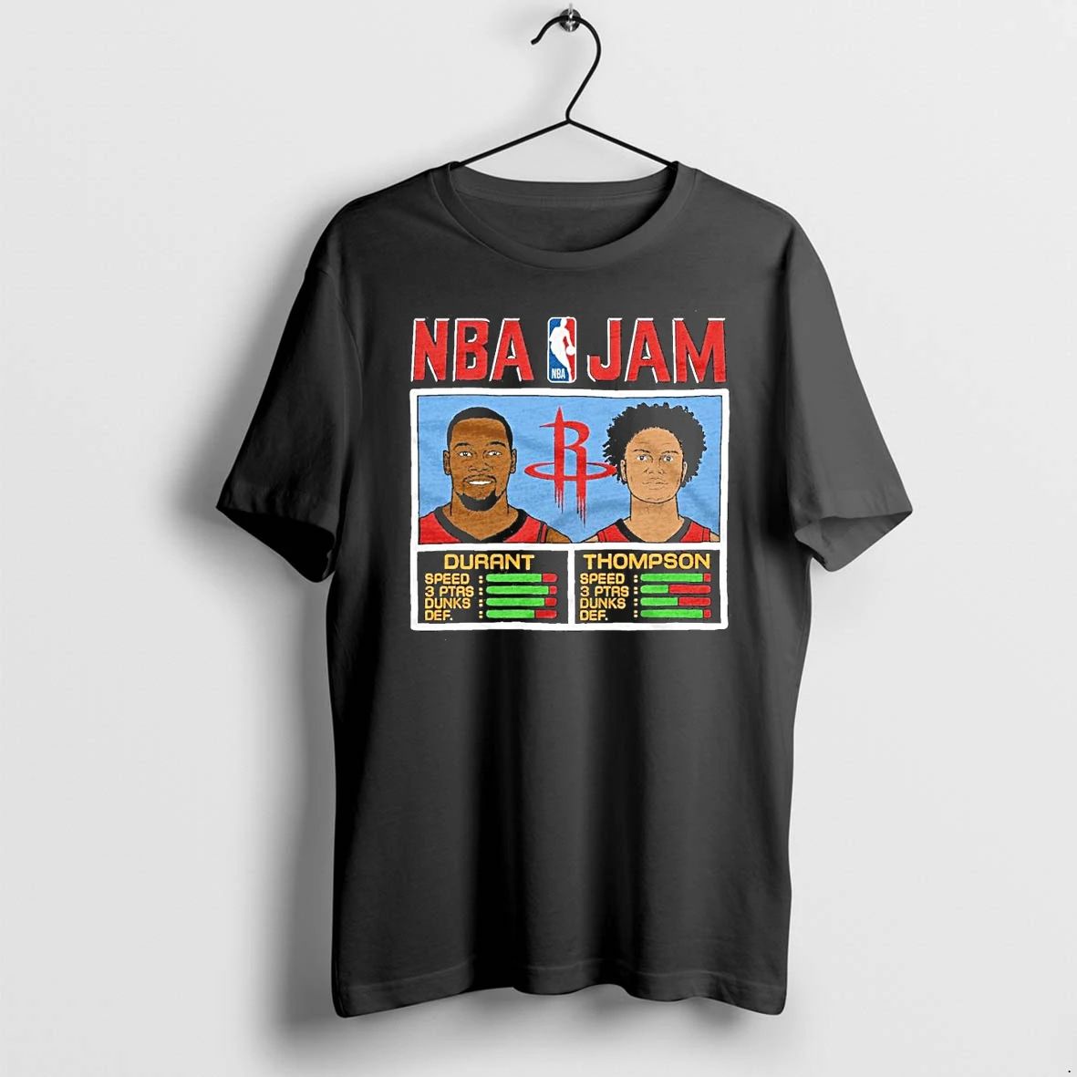 Nba Jam Rockets Kevin Durant And Amen Thompson Tshirts Sweater