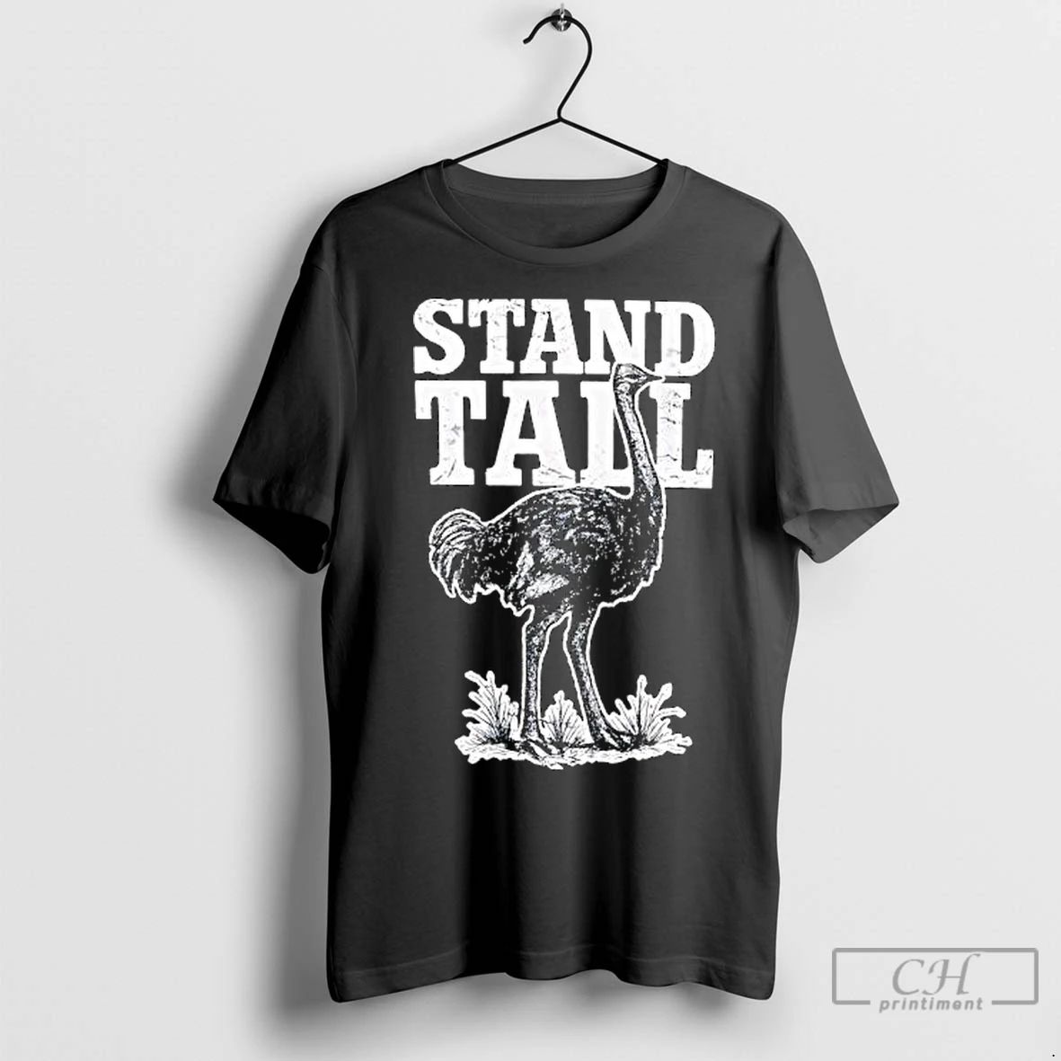 Classic Stand Tall Ostrich Graphic
