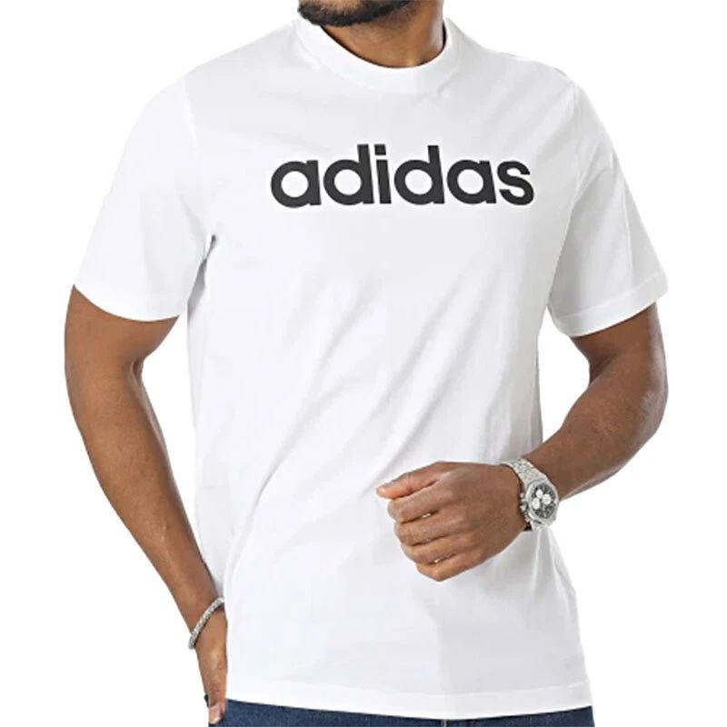 ADIDAS IC9276 Mens T Shirts Crew Neck Short Sleeve White Top Sports Gym Wear Tee