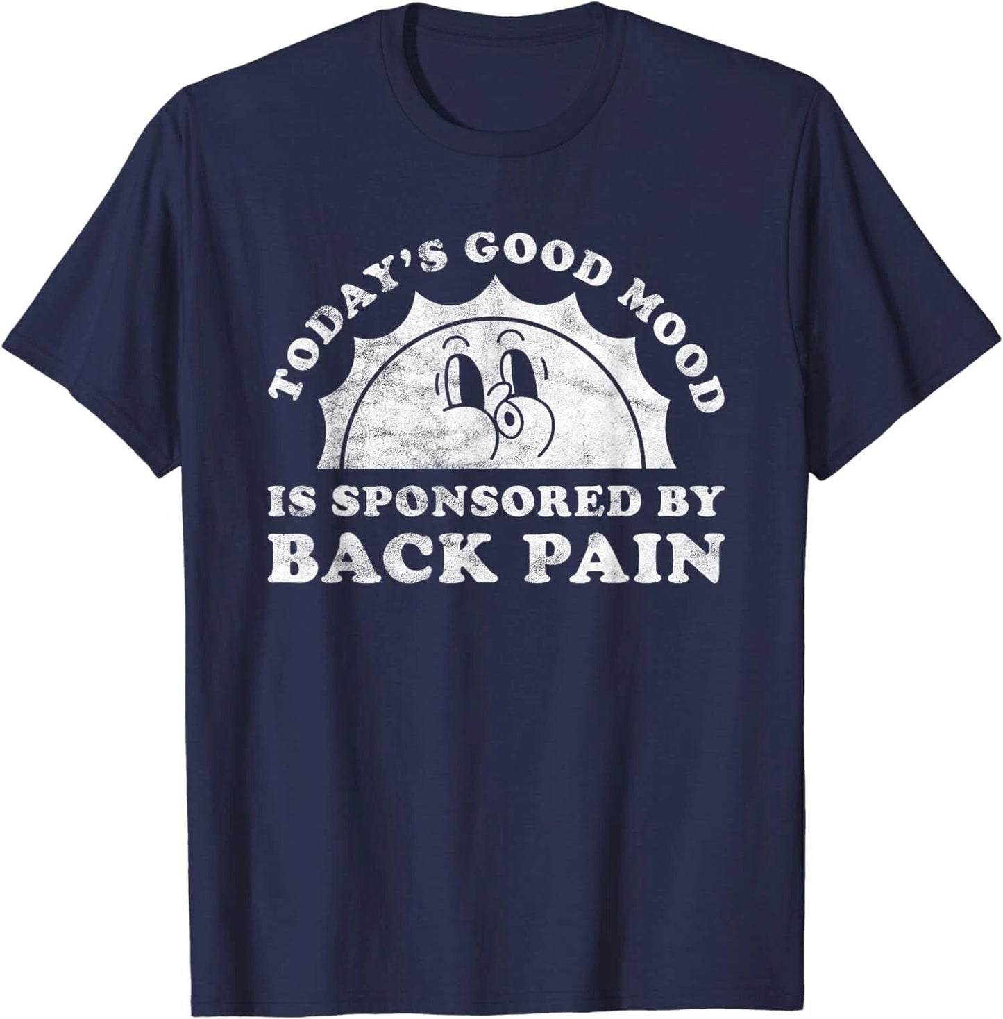 Funny Cute Retro Vintage Back Pain or Lower Back Pain Unisex T-Shirt