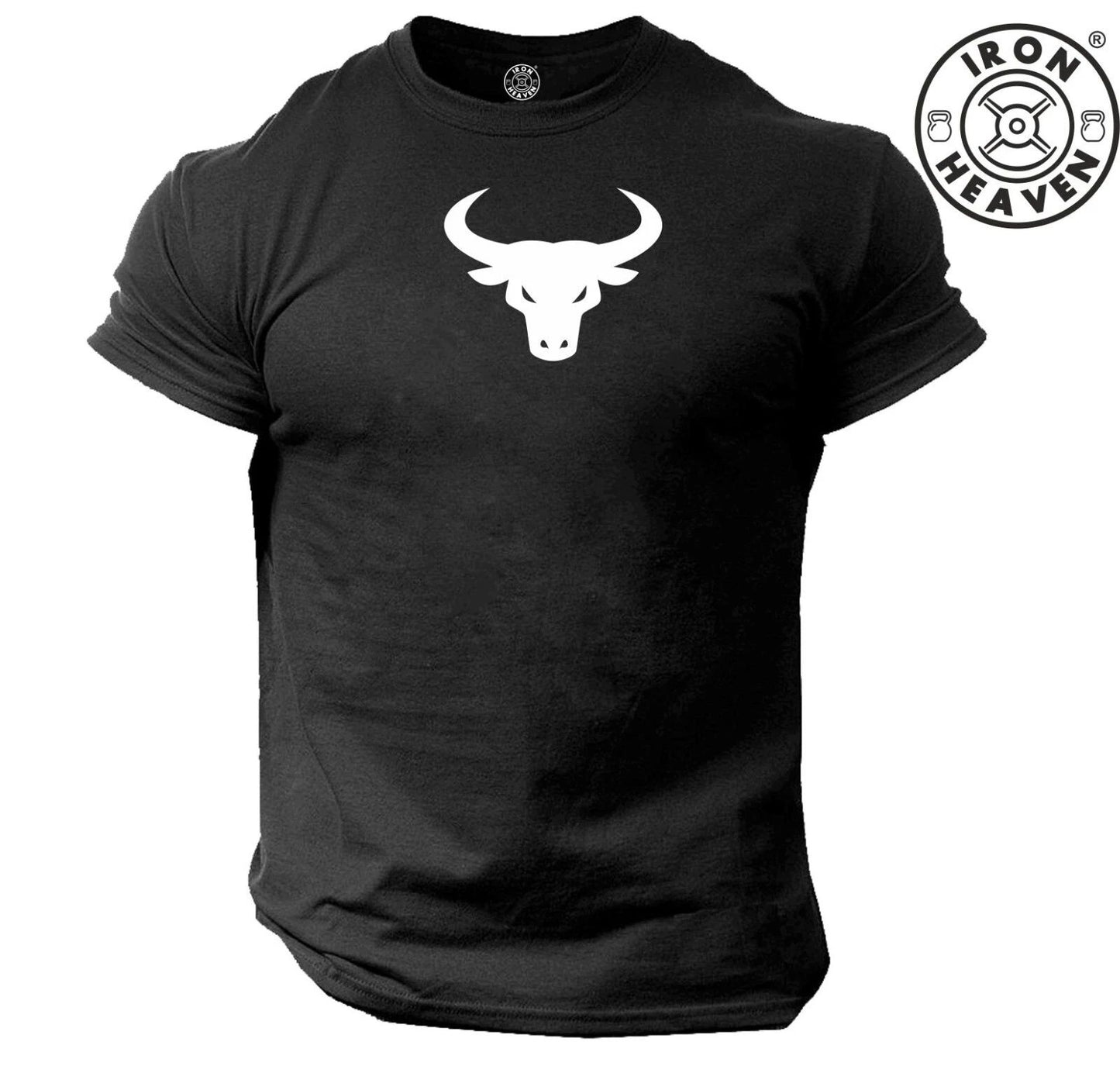 Bull T Shirt Gym Clothing Bodybuilding Training Workout Exercise Boxing MMA Top