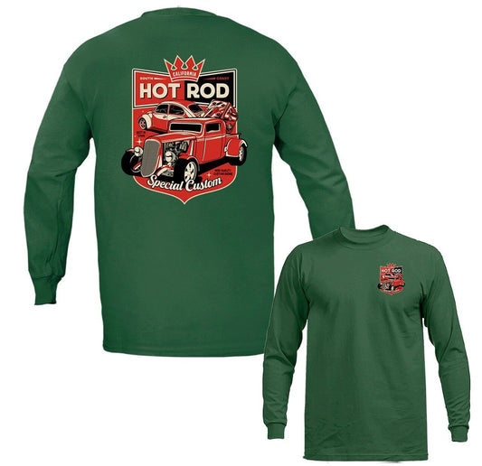 Hot Rod Special Custom Classic Vintage Car Automobile Graphic Long Sleeve