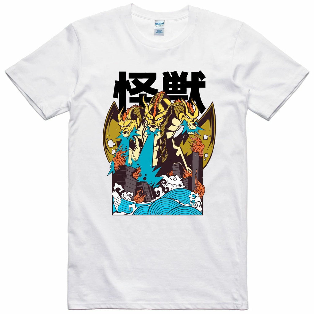 Kaiju Mens T Shirt Horror Fantasy Charachter Design 100% Cotton Top