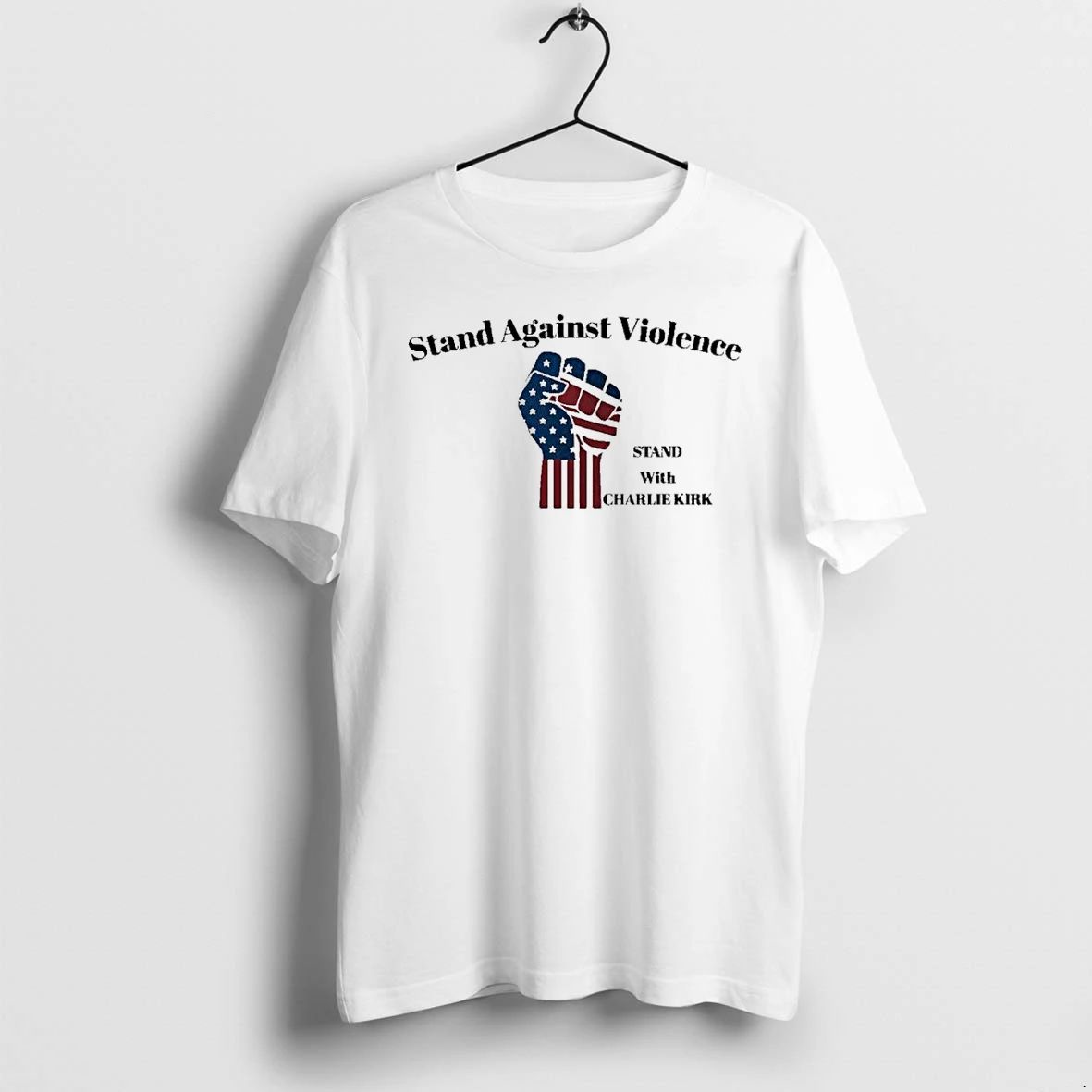 Stand Against Violence Charlie Kirk Support Tshirts Sweater