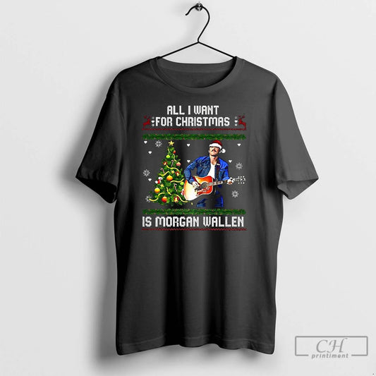 Classic All I Want For Christmas Is Morgan Country Music