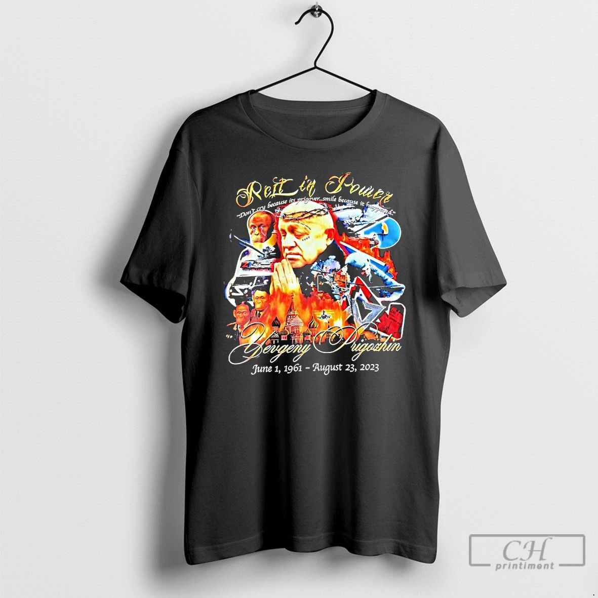 Premium Rest In Power Yevgeny Prigozhin 1961 2023 T Shirts