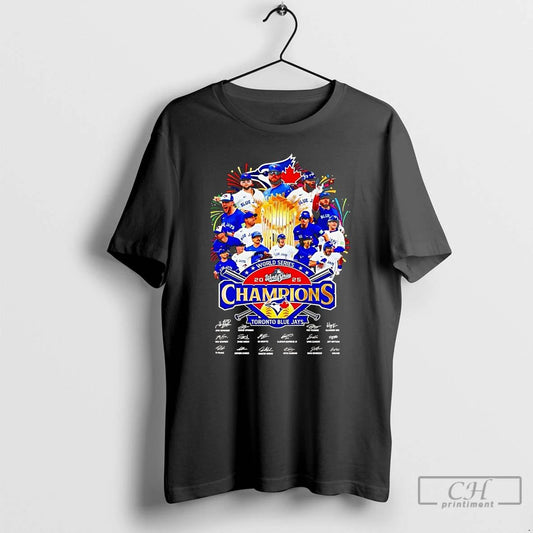 Premium Toronto Blue Jays 2025 World Series Champions Team Players T Shirts