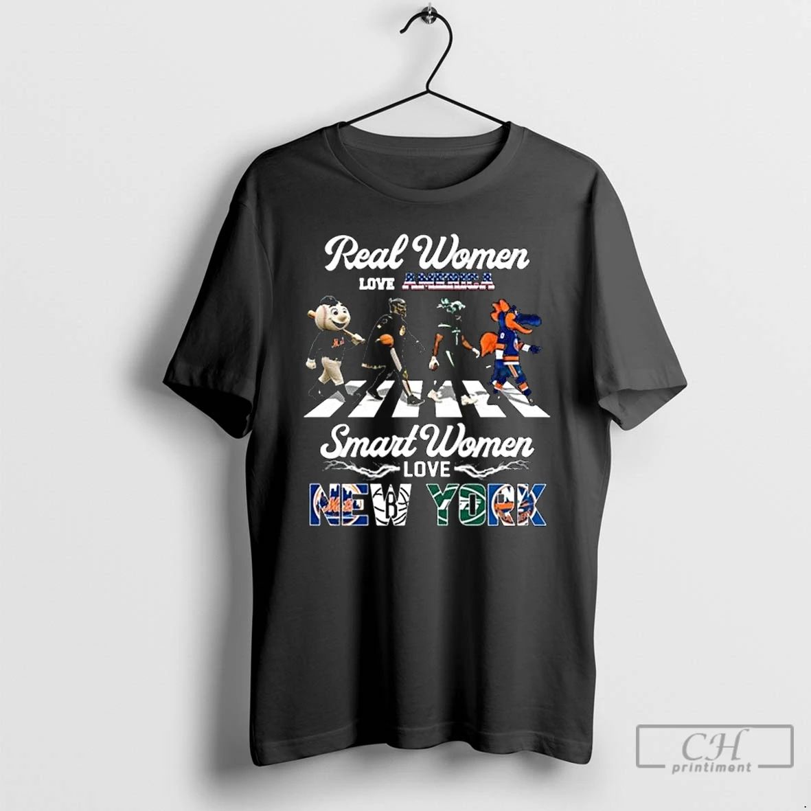 Classic Real Women Love America Smart Women Love New York City Sports Mets Brooklyn Jets