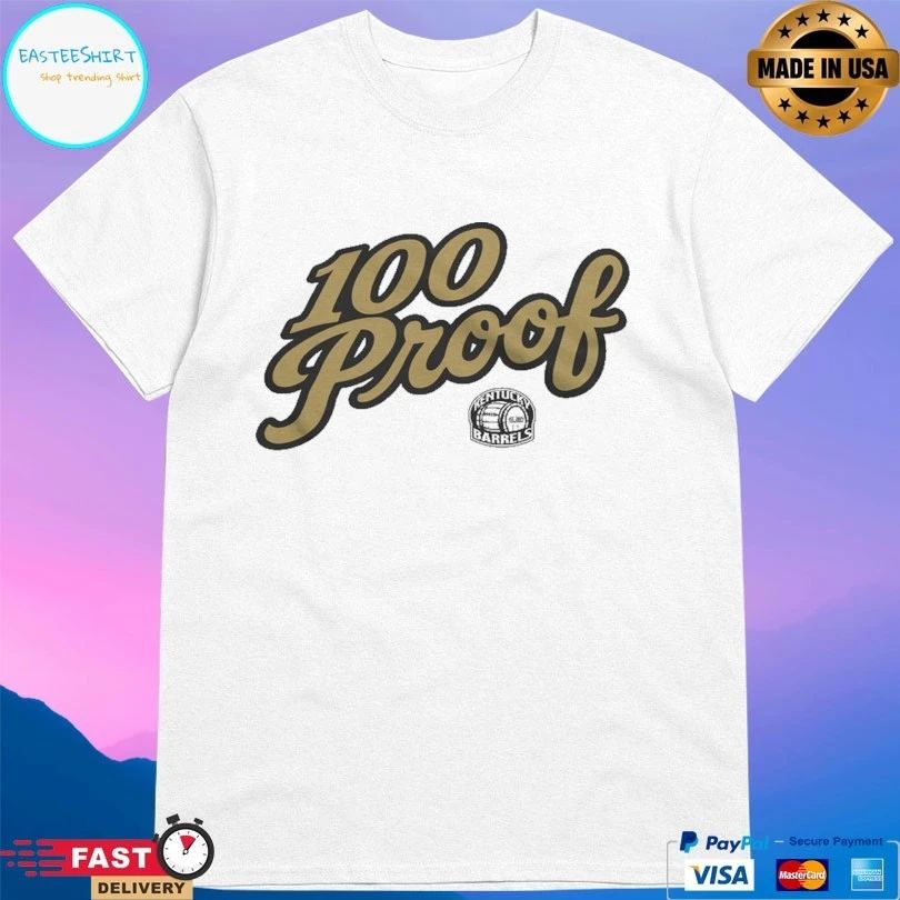100 Proof Football Kentucky Barrels T-shirt