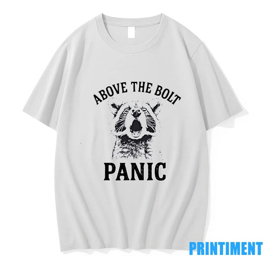 Above The Bolt Panic Raccoon Tshirts Sweater