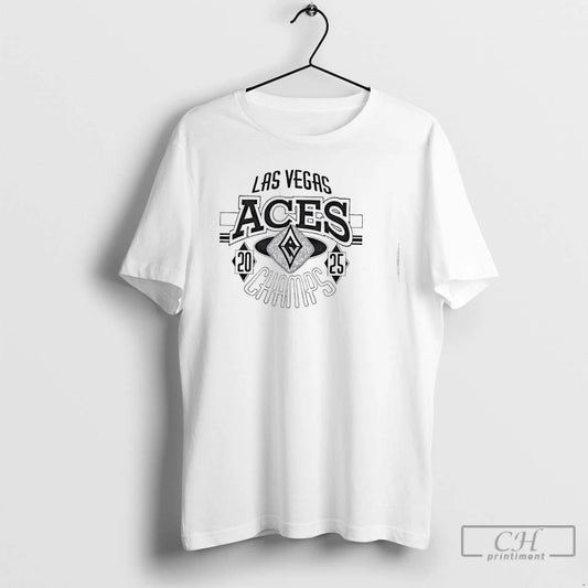 Premium Las Vegas Aces 2025 Wnba Champs Retro T Shirts