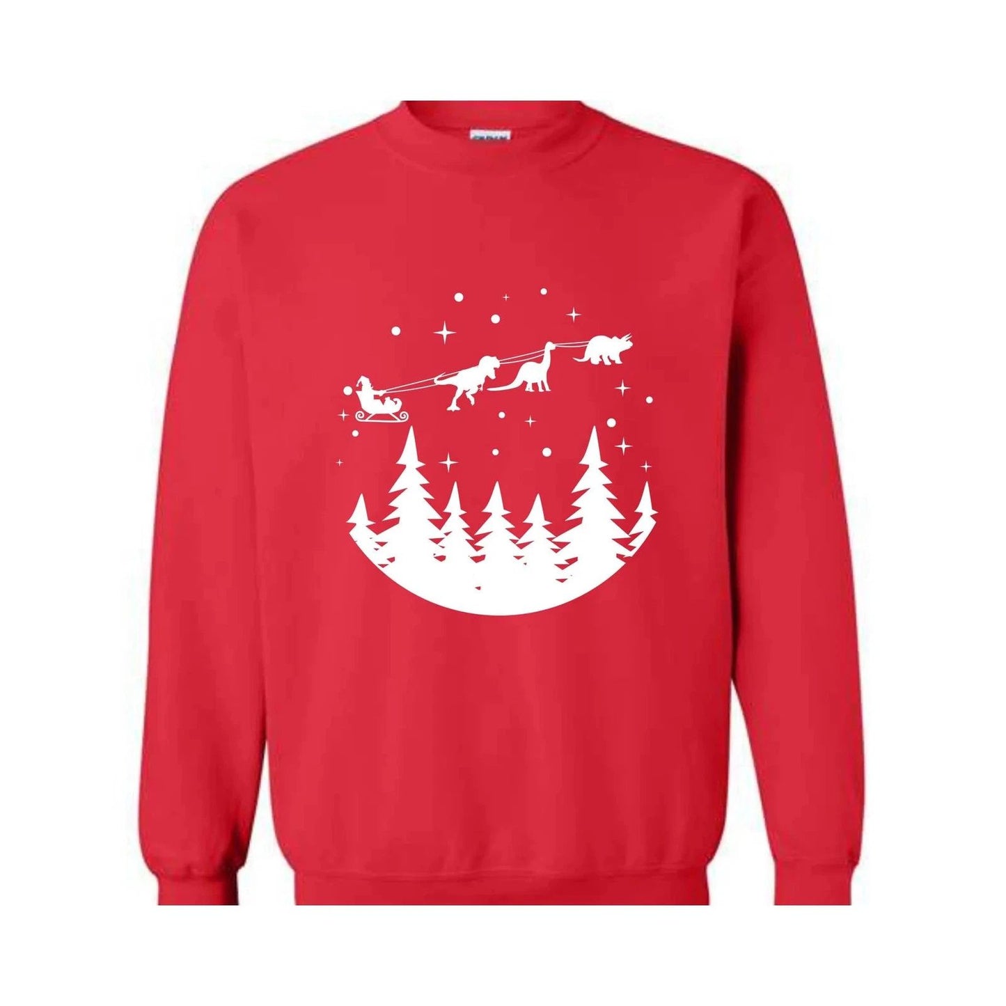 Dinosaur Christmas Sweatshirt, Dinosaur Sweater, Christmas Dinosaur Gift, Dinosa