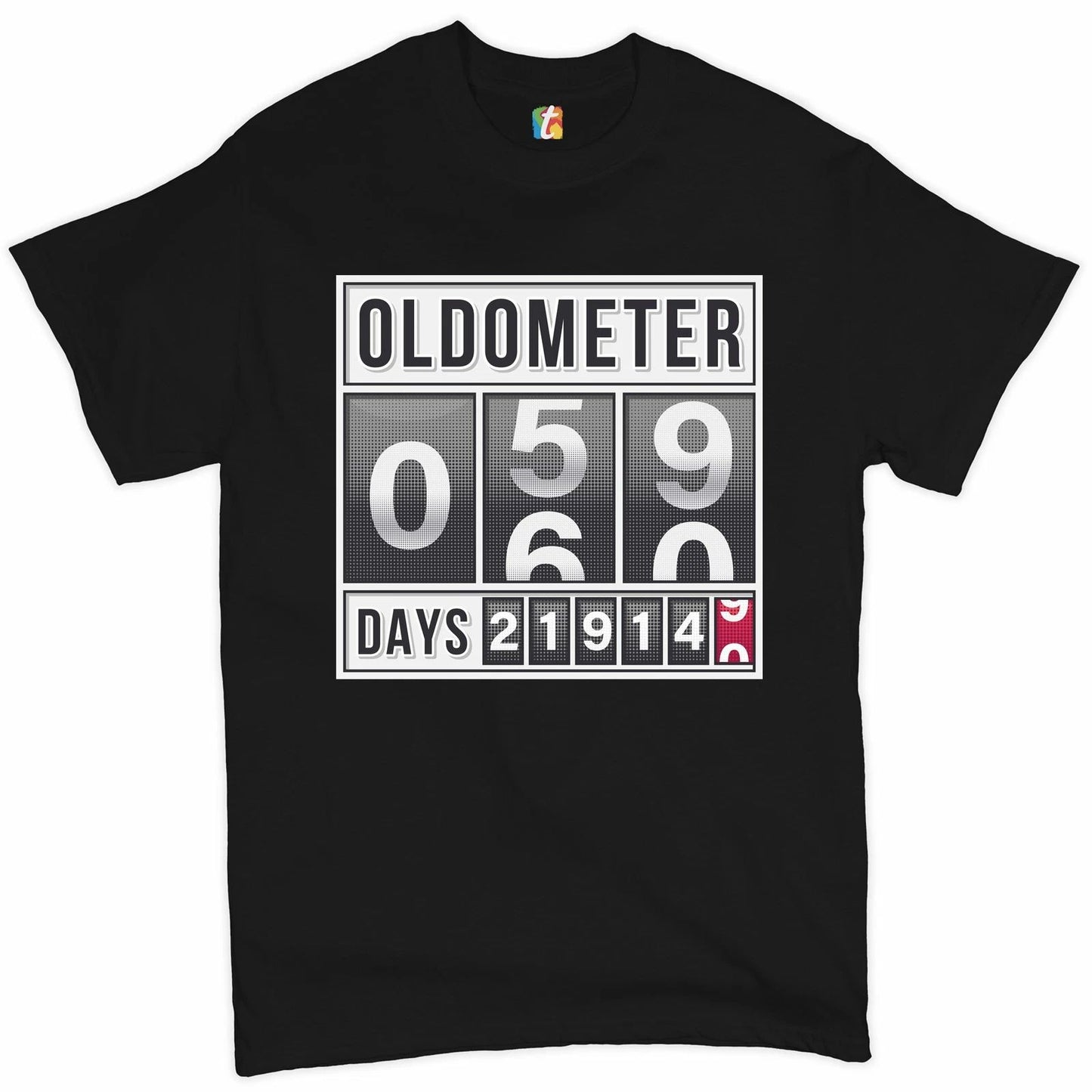 Oldometer 59-60 T-shirt Old Lives Matter Funny Odometer 60 AF Men's Tee