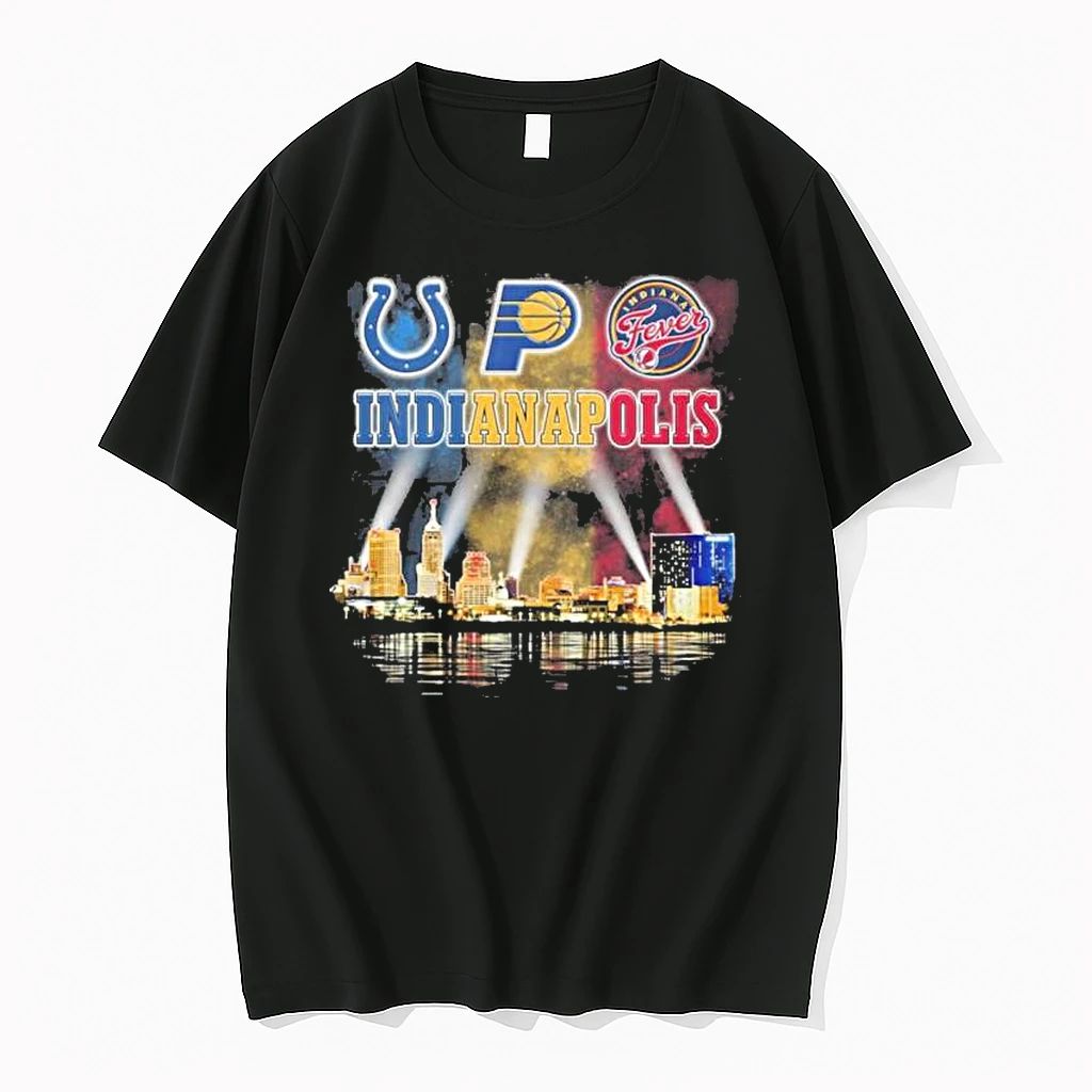 Retro City Of Indianapolis Sports Teams Logo Tshirts Sweater