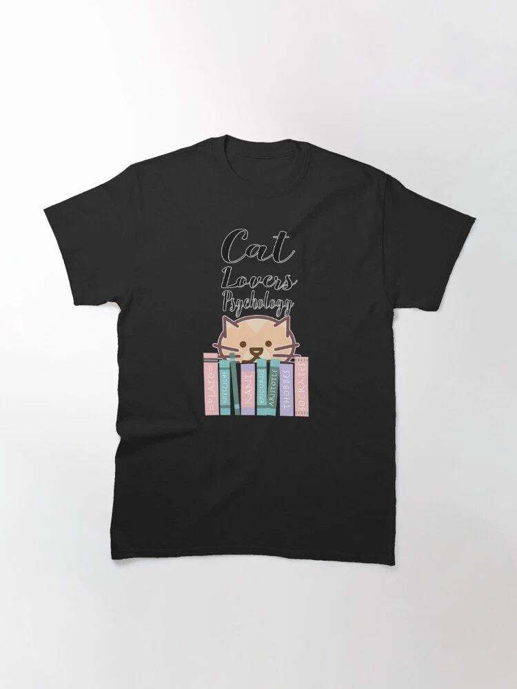 aesthetic black cat colorful classic t-shirt, gift for him, gift for her, gift f
