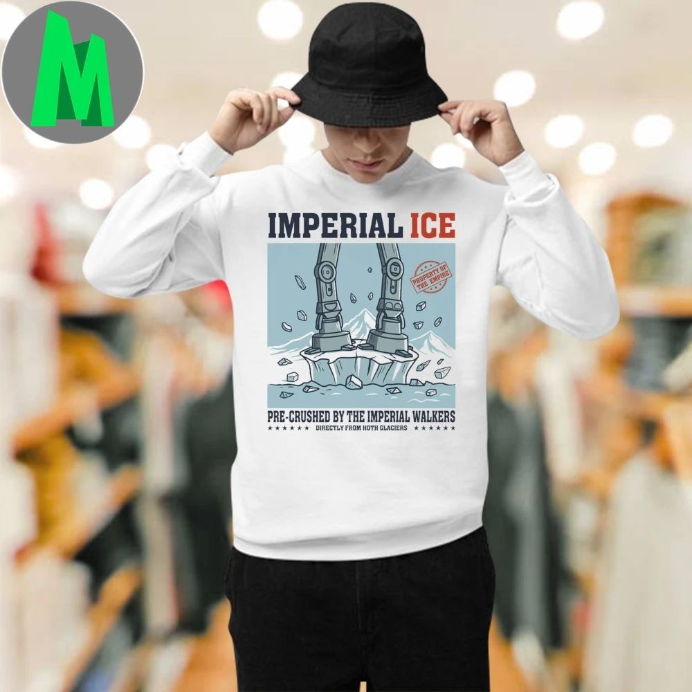 Original Imperial Ice Pre Crushed By The Imperial Walkers Directly From Hoth Glaciers Shirt