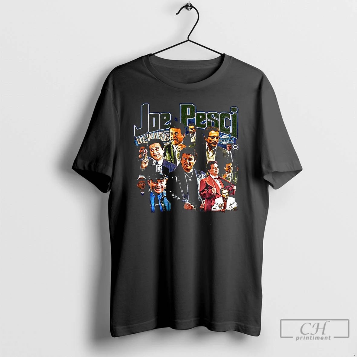 Classic Joe Pesci New Jersey Actor Collage Retro T Shirts