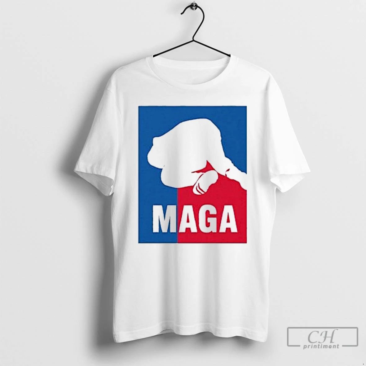 Premium Loudmouth Face Plant Maga Logo T Shirts